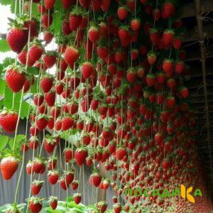 Клубника ампельная Анастасия купить по цене от 370р. в интернет-магазине «Посадика» с доставкой почтой в в Островнойе и по всей России – [изображение №1].